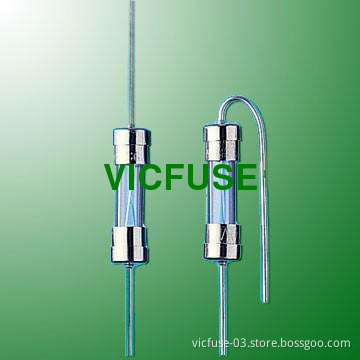 Fast Acting Glass Tube Fuse with Pig Tail